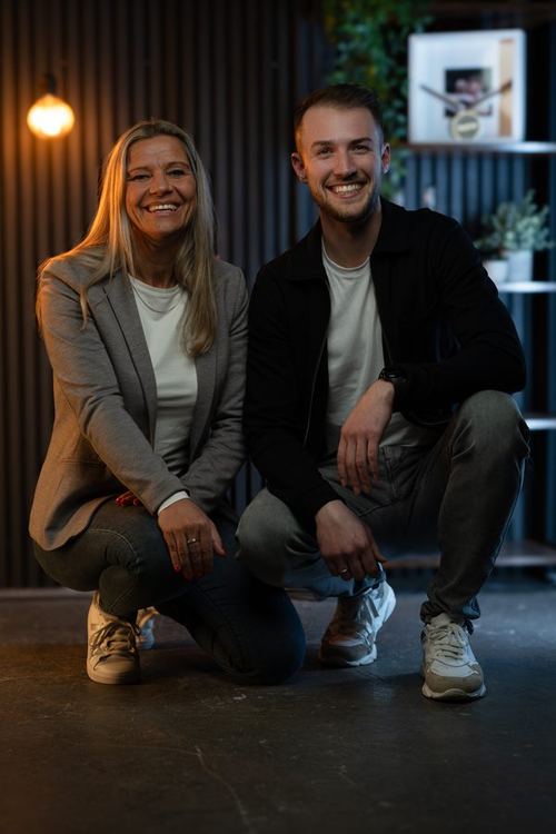 Cindy Janicke und Max Maute